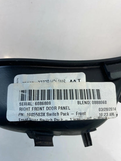 2012-2018 FORD FOCUS FRONT RIGHT DOOR WINDOW SWITCH COVER BEZEL BM51-240A4A OEM