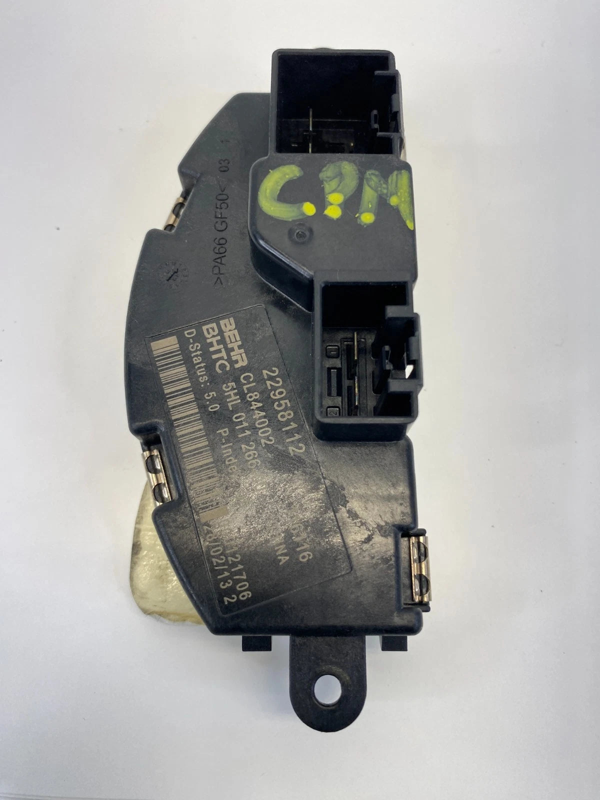 2013-2017 CHEVY TRAVERSE HVAC HEATER BLOWER MOTOR RESISTOR MODULE 22958112