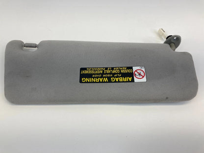 2002 2003 LEXUS ES300 LEFT DRIVER SUNVISOR SUN VISOR SHADE LH CLOTH GRAY OEM