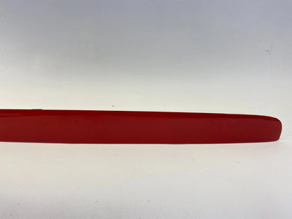 2004-2008 VOLVO S40 TRUNK LID LICENSE PLATE HANDLE MOLDING COVER 39880383 RED