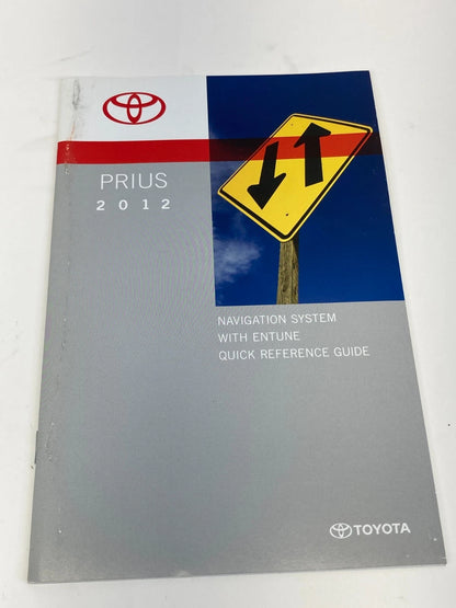 2012 TOYOTA PRIUS OWNERS MANUAL WARRANTY MAINTENANCE REFERENCE BOOK SET OEM