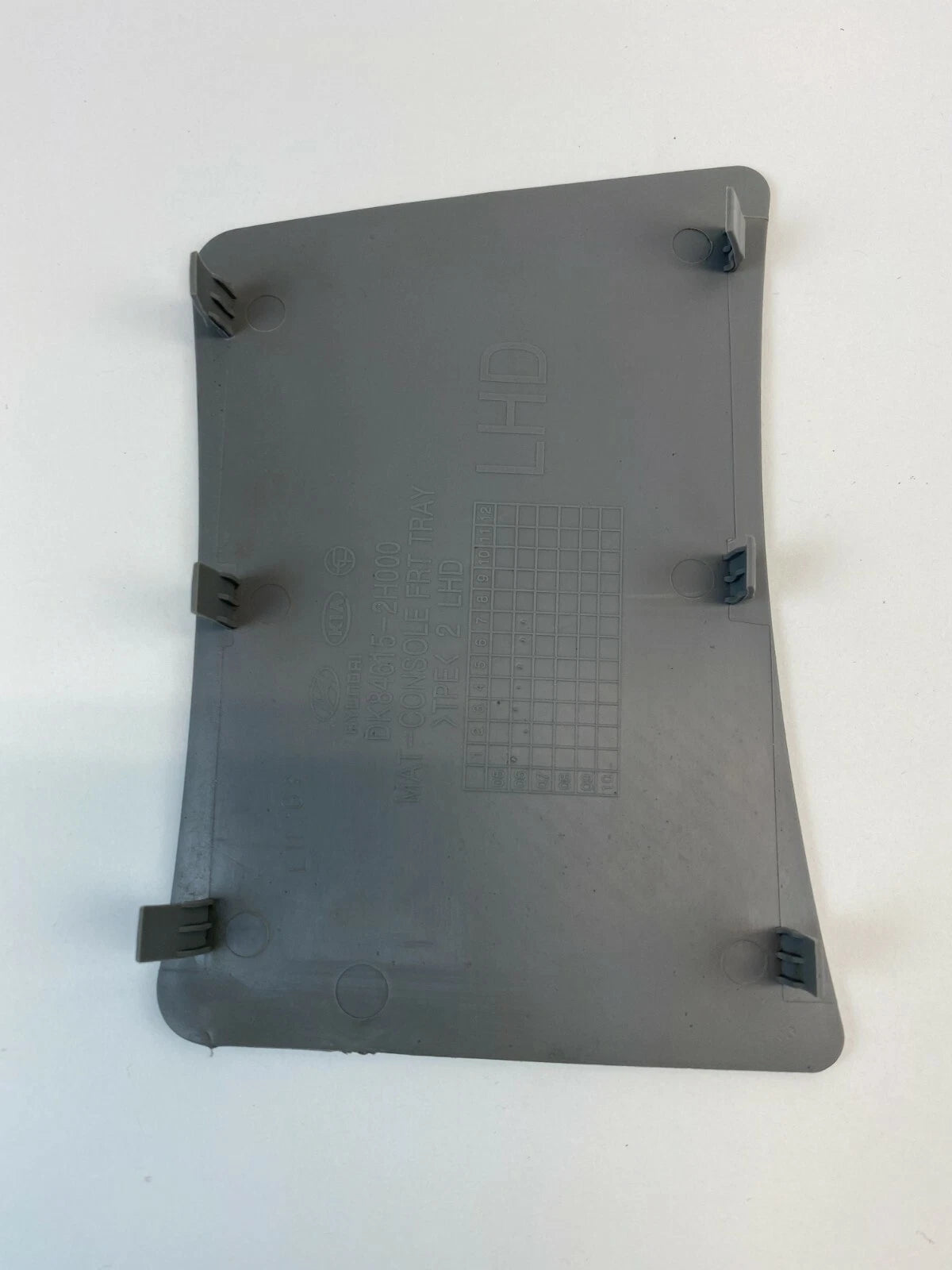 07 08 09 HYUNDAI ELANTRA FRONT CENTER CONSOLE LEFT TRAY MAT INSERT 84615-2H000