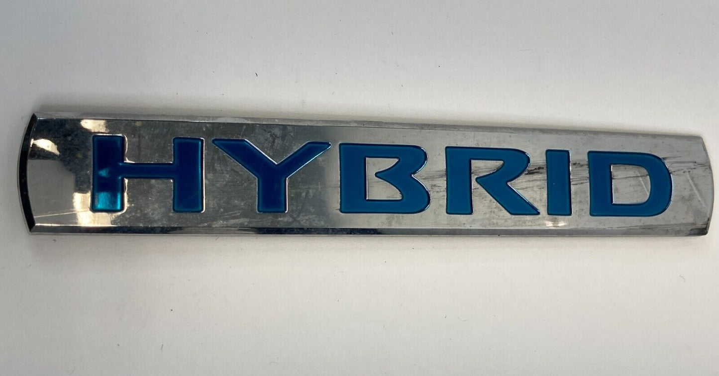 07-11 Nissan Altima Sedan Hybrid Deck Lid or Side Door Emblem Nameplate Badge