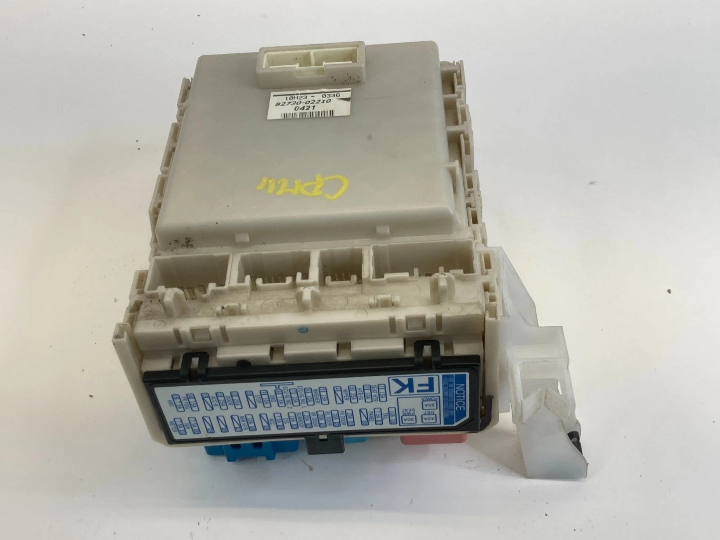 2009-2013 TOYOTA COROLLA 1.8L A/T INTERIOR FUSE RELAY FUSE BOX BLOCK 82730-02210