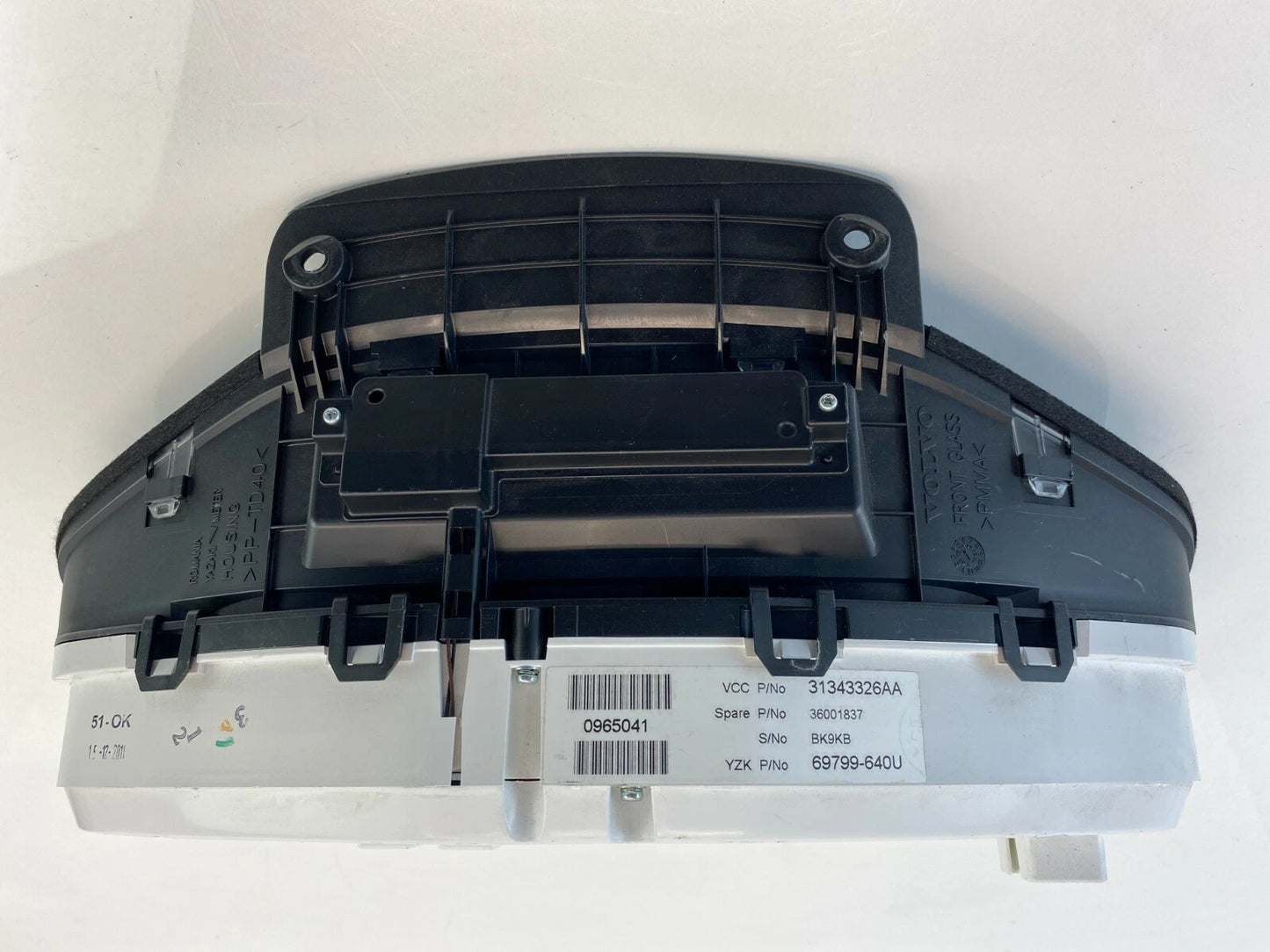 11-13 VOLVO S60 S80 SPEEDOMETER INSTRUMENT CLUSTER GAUGES UNK MILES 31343326AA