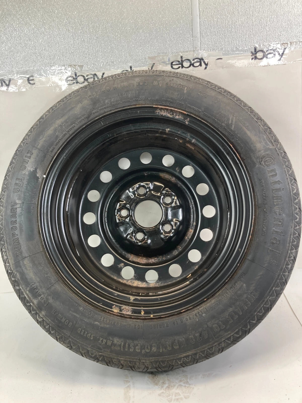 2007-2012 NISSAN ALTIMA SEDAN SPARE TIRE WHEEL RIM COMPACT DONUT T135/90R16 16"