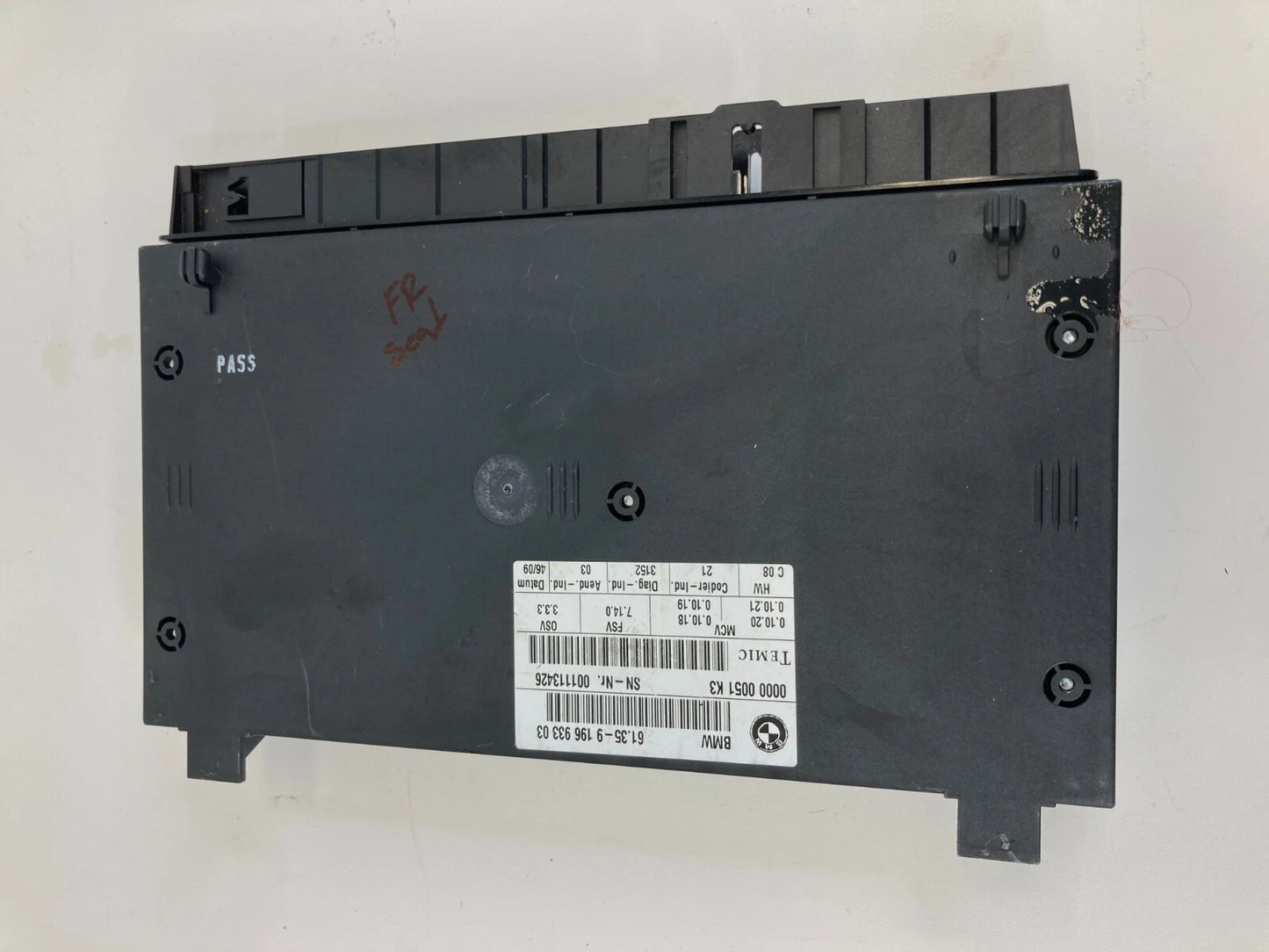 2009 2010 BMW 535I XDRIVE FRONT RIGHT SEAT MEMORY CONTROL MODULE 61359196933