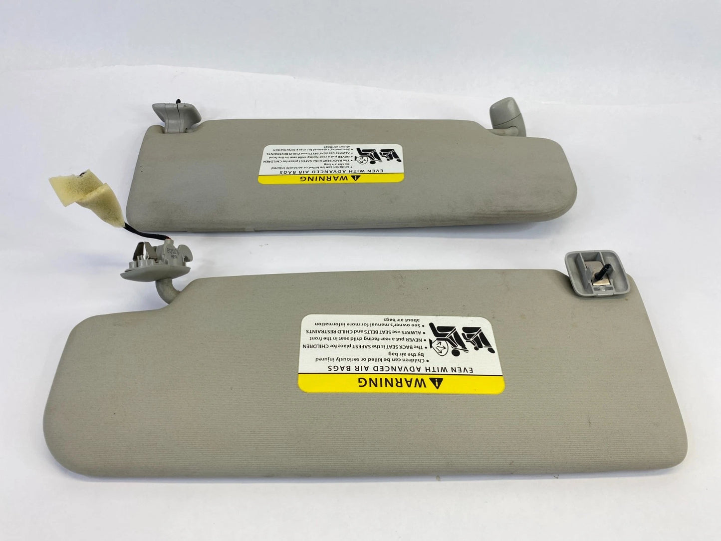 2011-2018 VOLKSWAGEN JETTA DRIVER & PASSENGER SUNVISOR SUN VISOR PAIR SET OEM