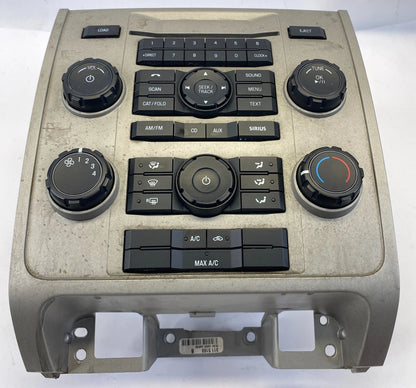 2009-2012 FORD ESCAPE RADIO STEREO AM/FM W/ CLIMATE CONTROL BEZEL 9L8T-19C107-AB
