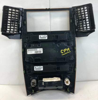 2008-2010 JEEP GRAND CHEROKEE DASH RADIO FACEPLATE BEZEL W/ CLIMATE CONTROL