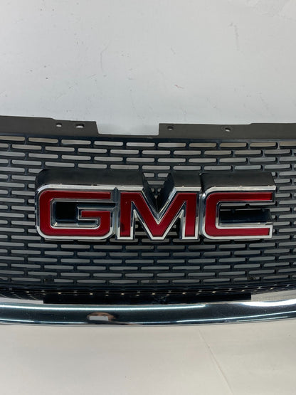 2007-2012 GMC Acadia Front Bumper Upper Chrome Grill Grille Trim 15209577 OEM