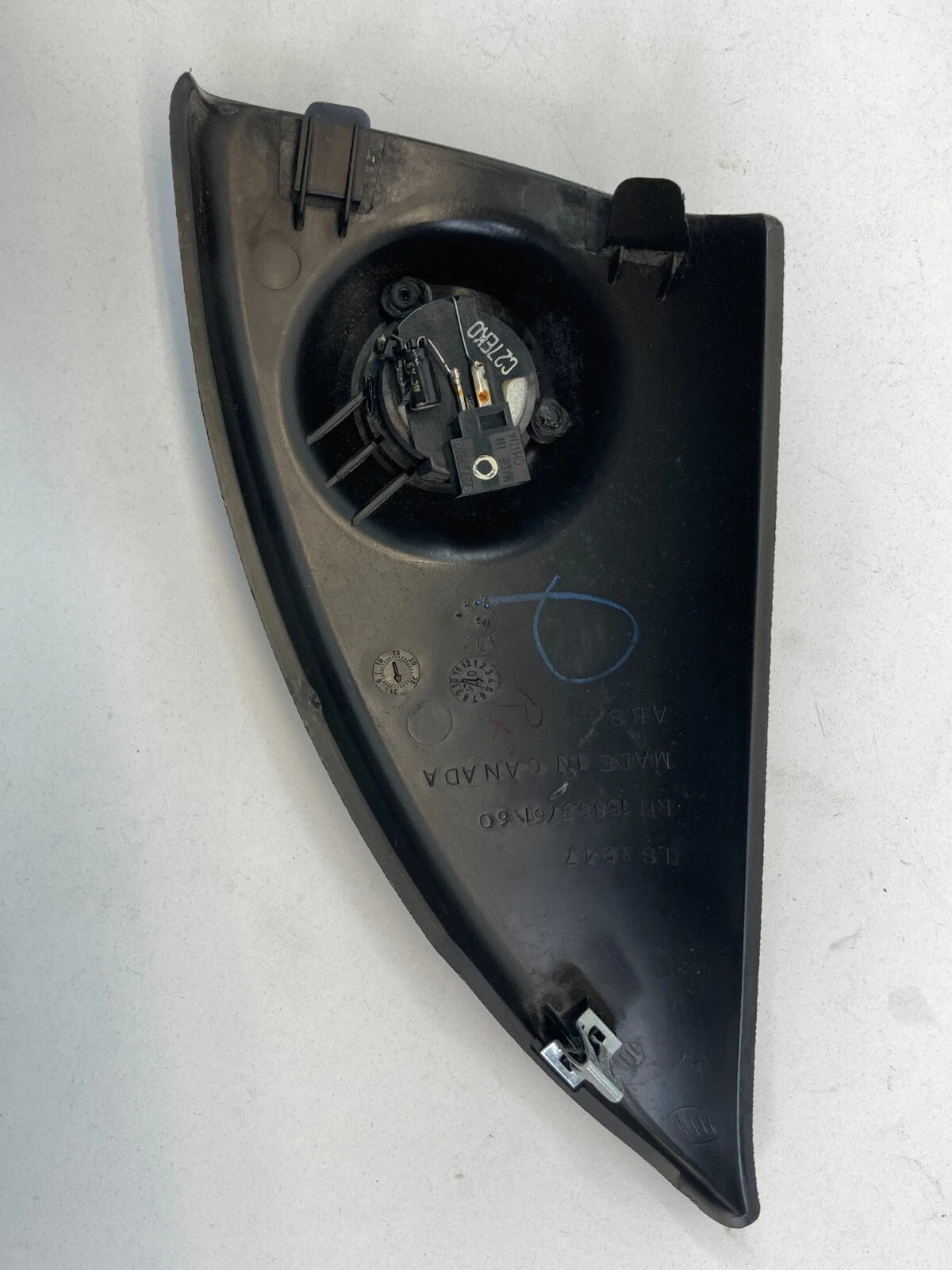 06-09 PONTIAC TORRENT FRONT RIGHT SIDE DOOR SPEAKER W/ MIRROR COVER 15863761 OEM