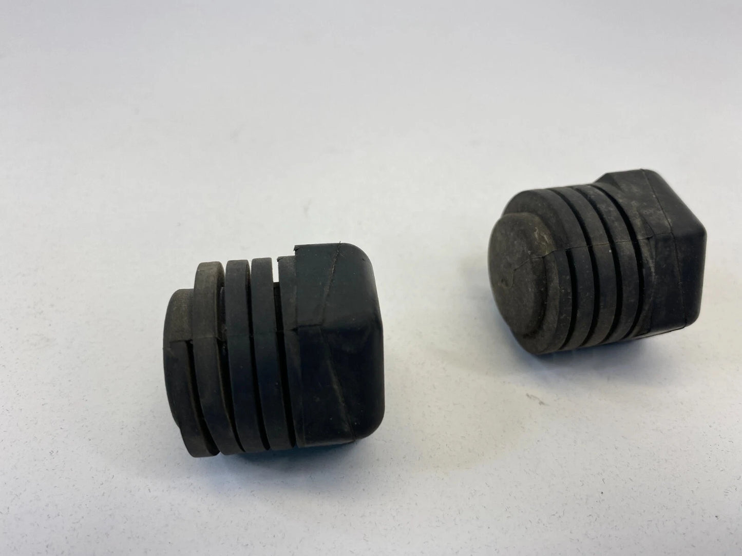 2004-2012 MITSUBISHI GALANT FRONT HOOD BUMPER RUBBER DAMPER ADJUST PAIR SET OEM