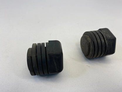 2004-2012 MITSUBISHI GALANT FRONT HOOD BUMPER RUBBER DAMPER ADJUST PAIR SET OEM