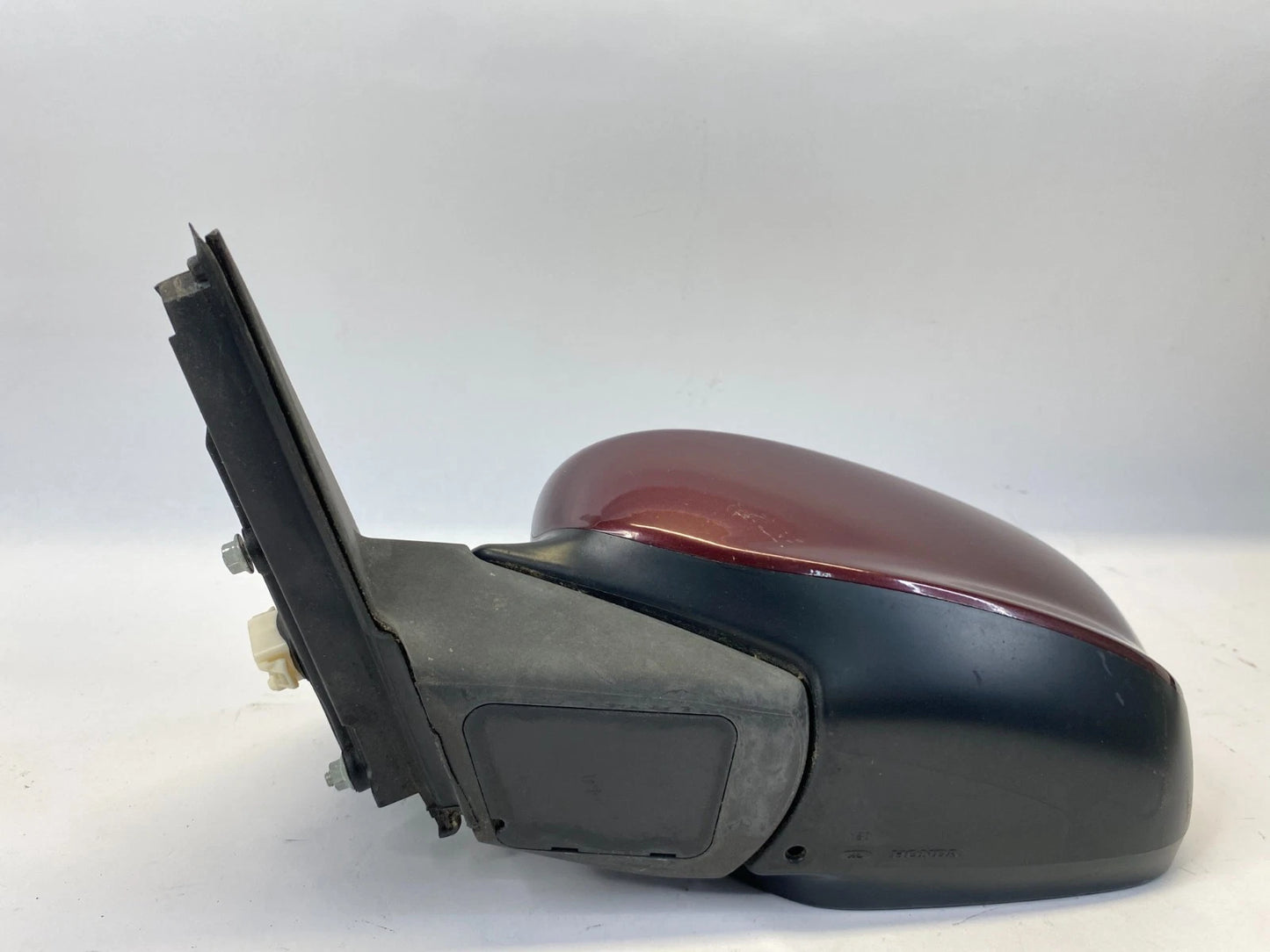 2008-2012 HONDA ACCORD SEDAN DRIVER LEFT SIDE POWER DOOR MIRROR RED PEARL OEM