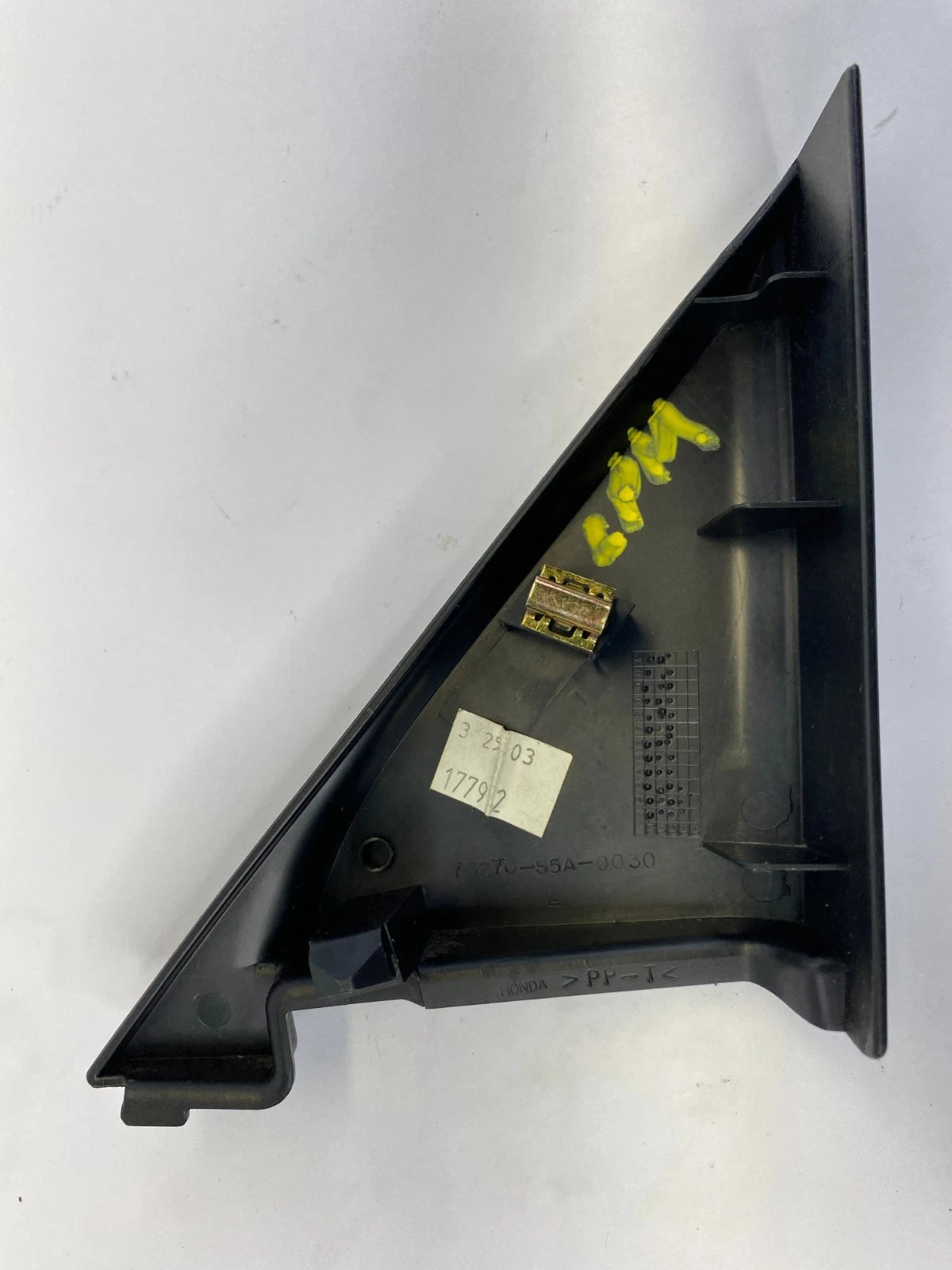 2001-2005 HONDA CIVIC SEDAN LEFT DRIVER INTERIOR MIRROR COVER CORNER TRIM