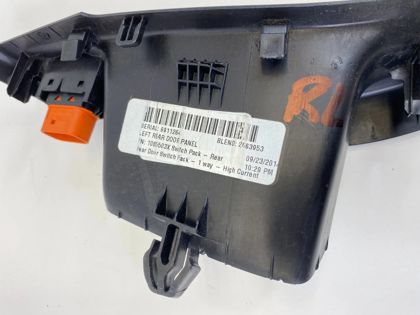 2012-2018 FORD FOCUS REAR LEFT WINDOW CONTROL SWITCH W/ TRIM BEZEL 1085503X OEM