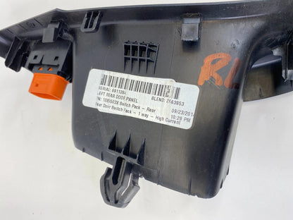 2012-2018 FORD FOCUS REAR LEFT WINDOW CONTROL SWITCH W/ TRIM BEZEL 1085503X OEM