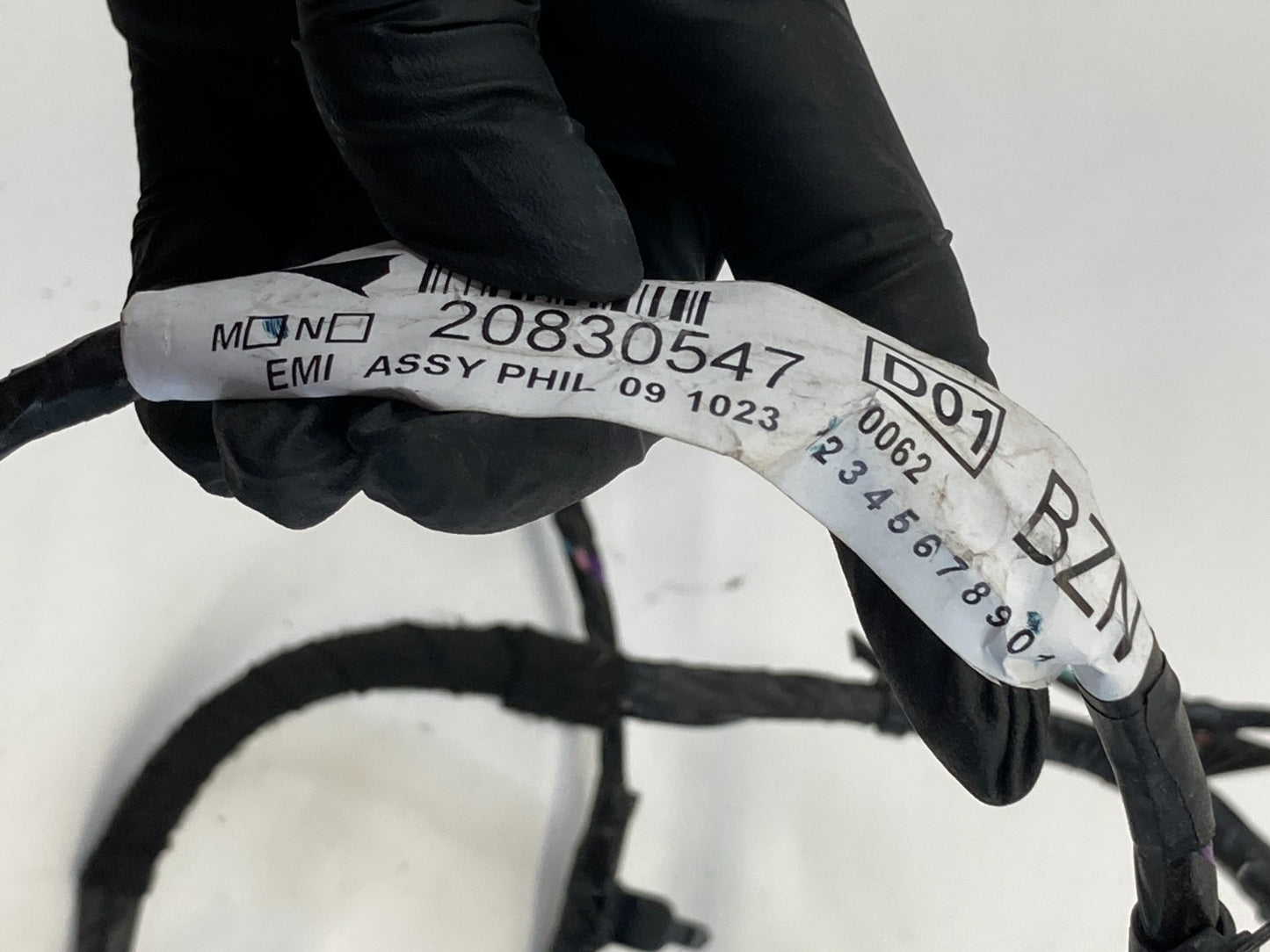 2010-2015 GMC Terrain Rear Trunk Lid Tailgate Wire Wiring Harness 20830547 OEM