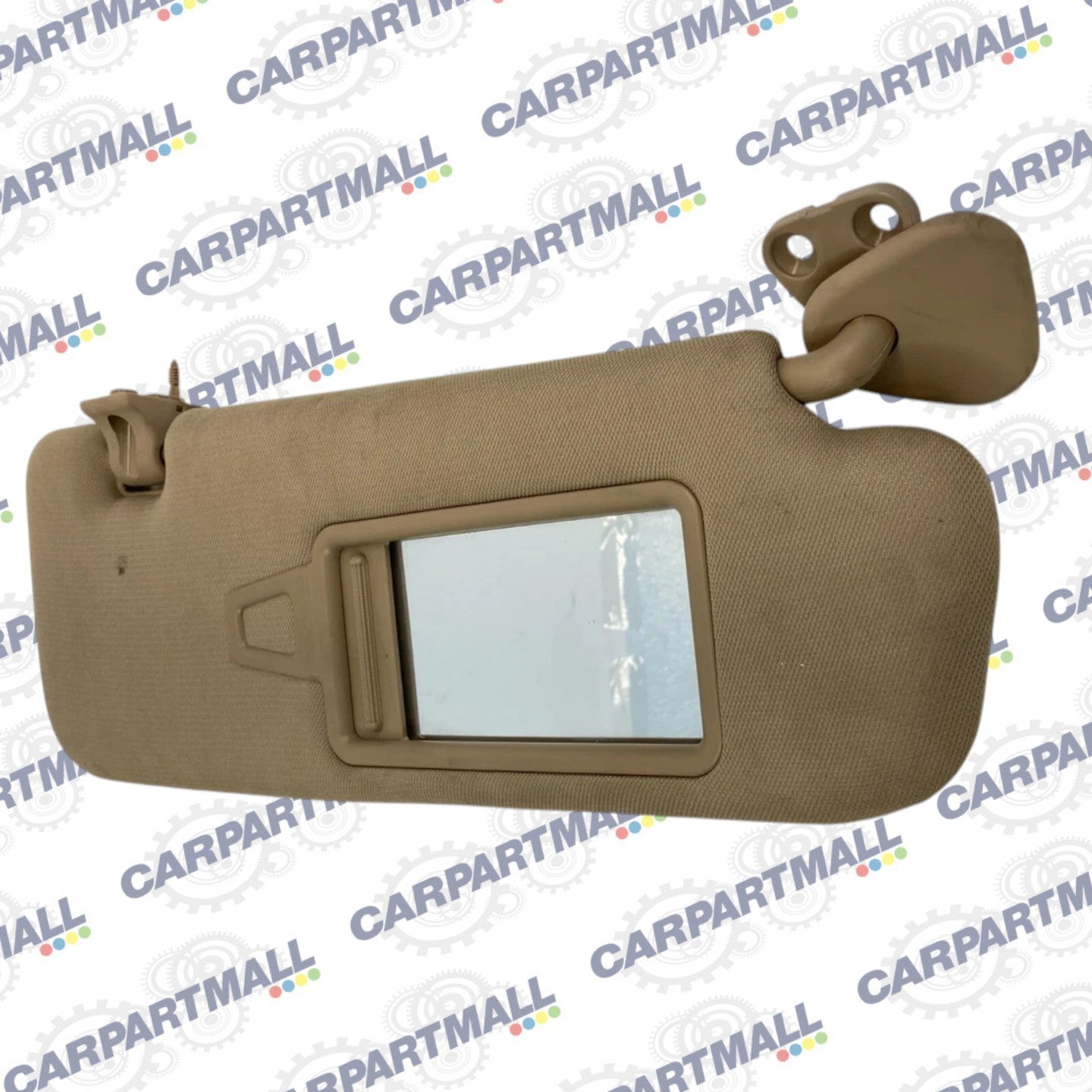 2011-2014 Hyundai Sonata Right Passenger Side Sunvisor Sun Visor Cloth Beige
