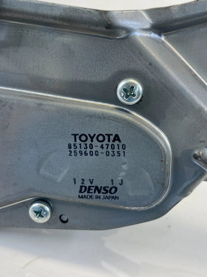 04-09 TOYOTA PRIUS REAR LIFTGATE WINDSHIELD WIPER MOTOR ASSEMBLY 8513047010 OEM