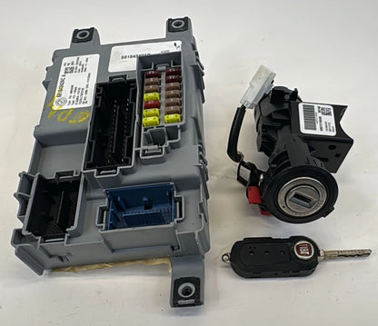 2012-2017 FIAT 500 1.4L AT BODY CONTROL MODULE W/ IGNITION SWITCH 68184342AD