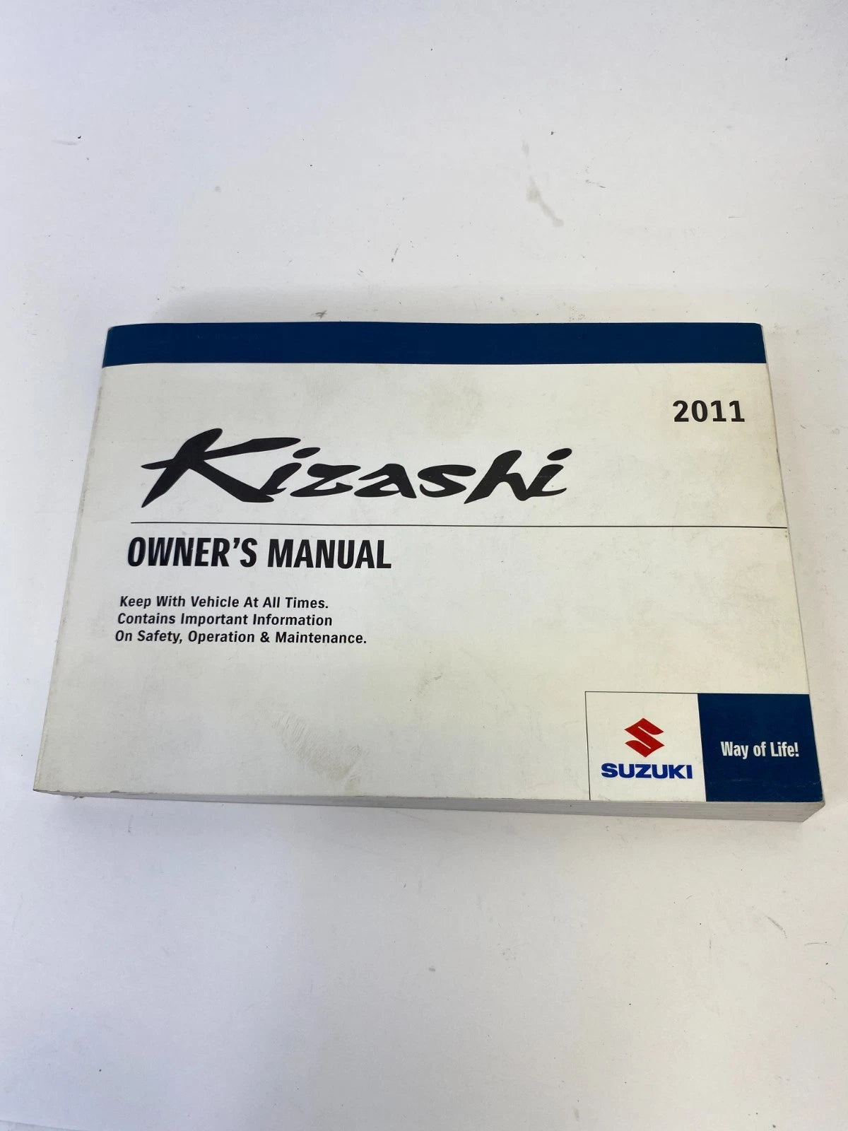 2011 SUZUKI KIZASHI OWNERS MANUAL SET W/ LEATHER CASE WARRANTY MAINTENANCE OEM