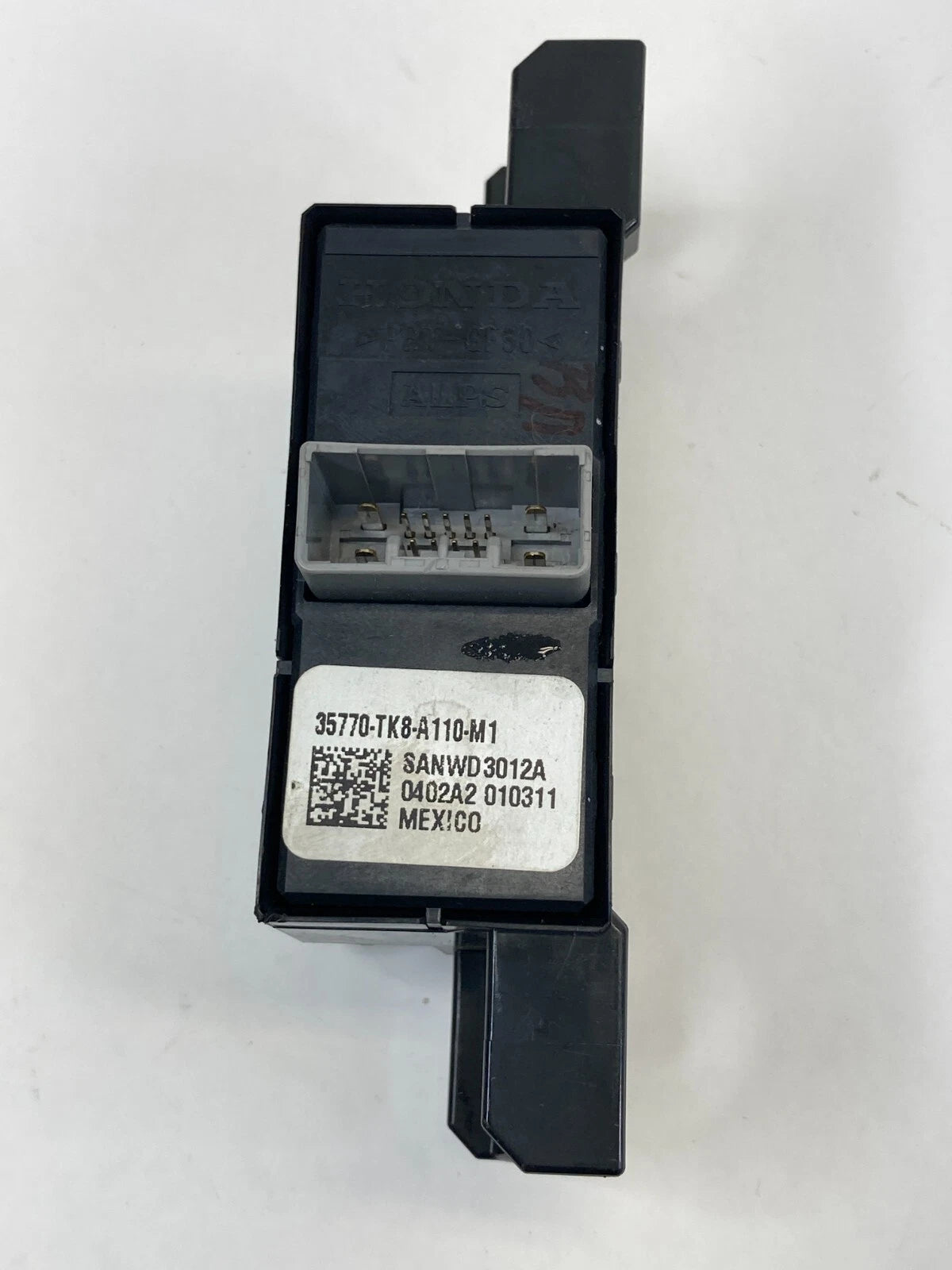 11-17 HONDA ODYSSEY REAR RIGHT SLIDING DOOR POWER WINDOW SWITCH 35770TK8A110 OEM
