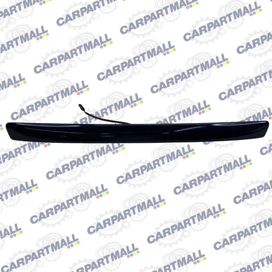 03-07 Saab 9-3 Sedan Trunk Lid Handle License Plate Molding Panel w/ Lamp Blue