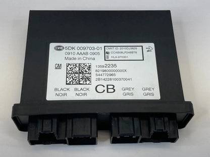 2015 BUICK REGAL THEFT LOCKING KEYLESS ENTRY CONTROL MODULE UNIT 13592235 OEM