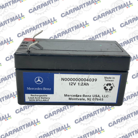 06 07 Mercedes-Benz ML500 12V 1.2Ah Rechargeable Lead-Acid Battery N000000004039