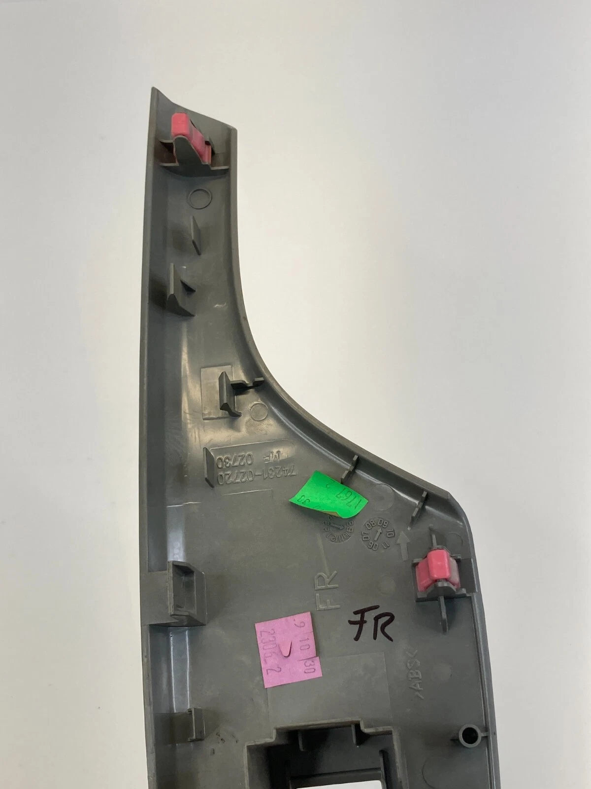 2009-2013 TOYOTA COROLLA FRONT RIGHT SIDE DOOR WINDOW SWITCH BEZEL 74231-02720