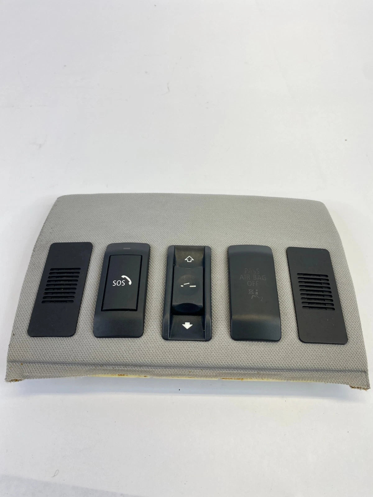 2008 BMW 535XI OVERHEAD HEADLINER TRIM PANEL W/SUNROOF & SOS SWITCH OEM
