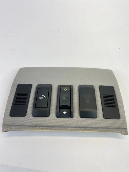 2008 BMW 535XI OVERHEAD HEADLINER TRIM PANEL W/SUNROOF & SOS SWITCH OEM