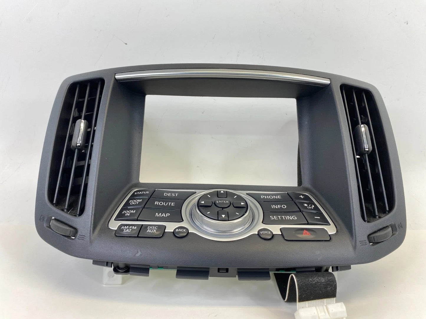 08-13 Infiniti G37 Dash Info Radio Player Navigation System Control Panel OEM