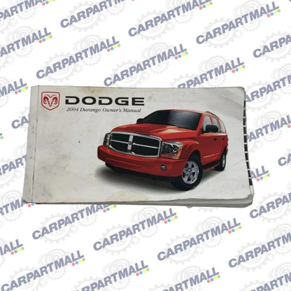 2004 04 DODGE DURANGO OWNER'S MANUAL HANDBOOK GUIDE OEM