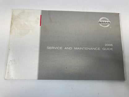 2006 NISSAN MAXIMA OWNERS MANUAL INFORMATION GUIDE BOOK SET W / CASE OEM