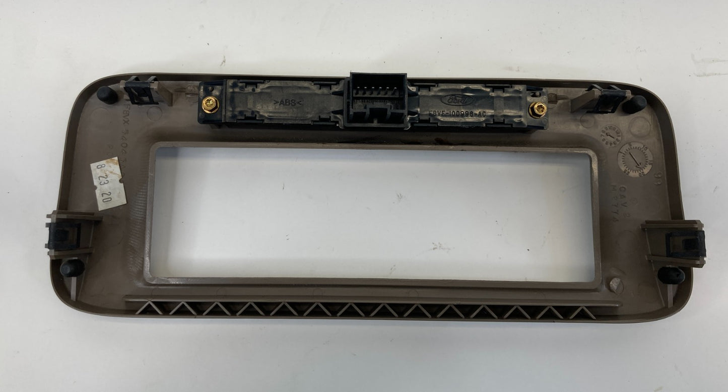 1998-2002 Lincoln Town Car A/C Heater Climate Control Cover Bezel Trim w/ Switch