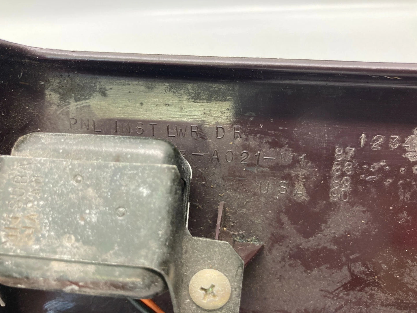 1989 89 HONDA ACCORD DASH LEFT DRIVER SIDE LOWER PANEL BEZEL TRIM LH OEM