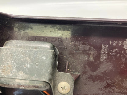 1989 89 HONDA ACCORD DASH LEFT DRIVER SIDE LOWER PANEL BEZEL TRIM LH OEM