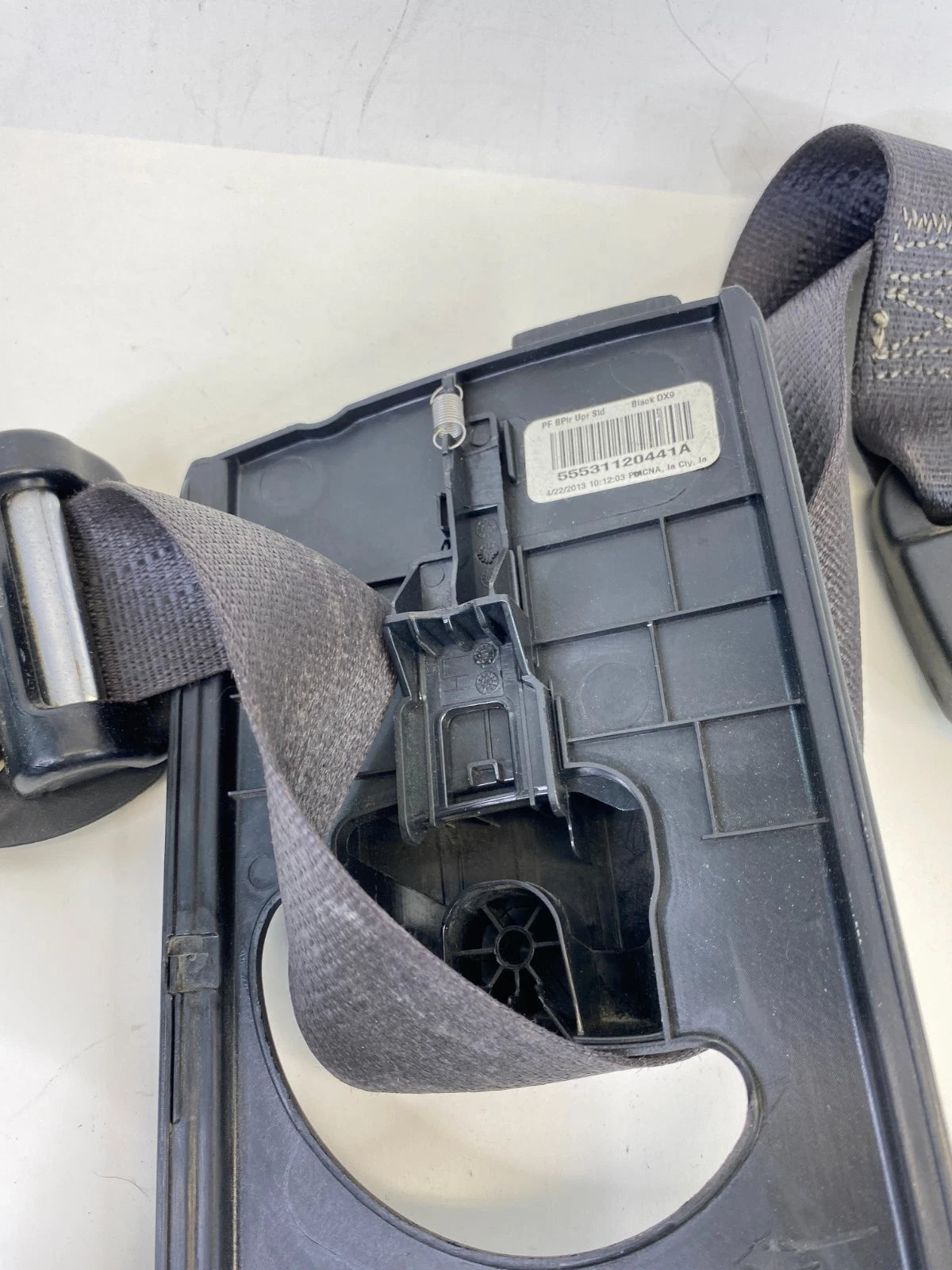 2013 2014 2015 DODGE DART FRONT RIGHT PASSENGER SEAT BELT RETRACTOR P1SV72DX9AD