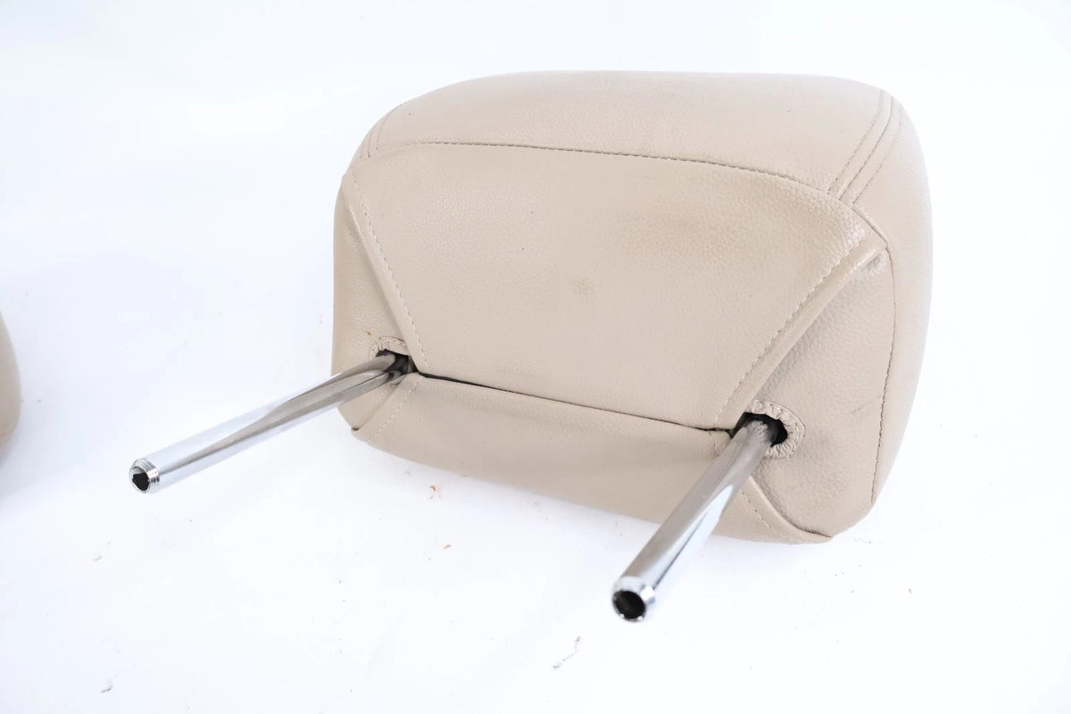 2011-2014 CHRYSLER 300 FRONT LEFT & RIGHT SEAT HEADREST HEAD REST PAIR SET CLOTH