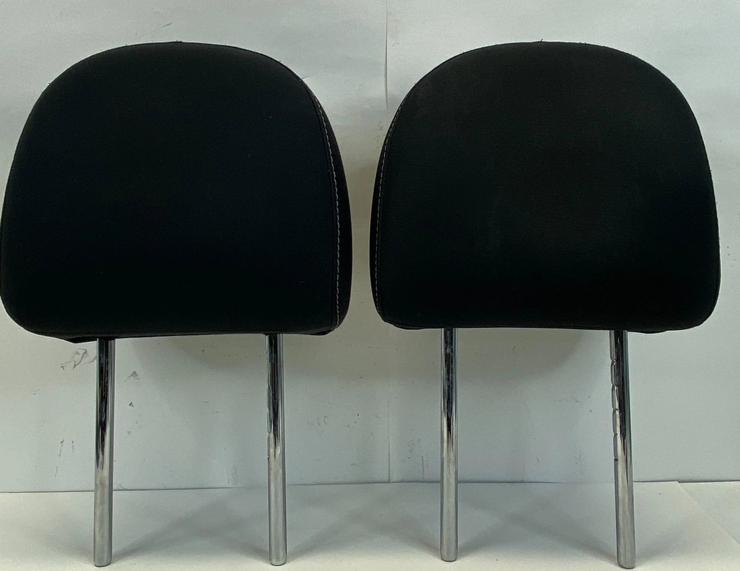 2016-2019 NISSAN SENTRA FRONT LEFT RIGHT SEAT HEADREST SET BLACK CLOTH OEM