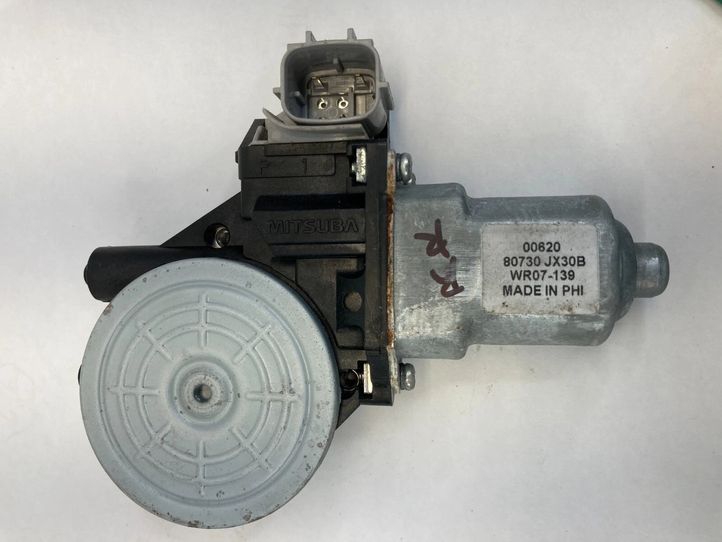 2008-2013 NISSAN ROGUE REAR RIGHT DOOR POWER WINDOW MOTOR ASSEMBLY 80730-JX30B
