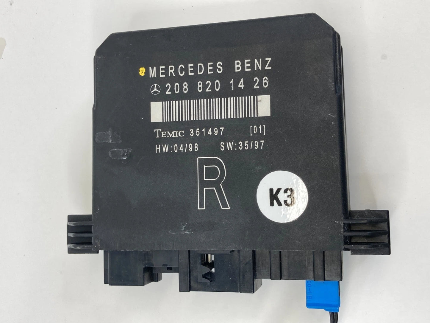 1998-2002 MERCEDES-BENZ E430 FRONT RIGHT DOOR CONTROL MODULE 208-820-14-26 OEM