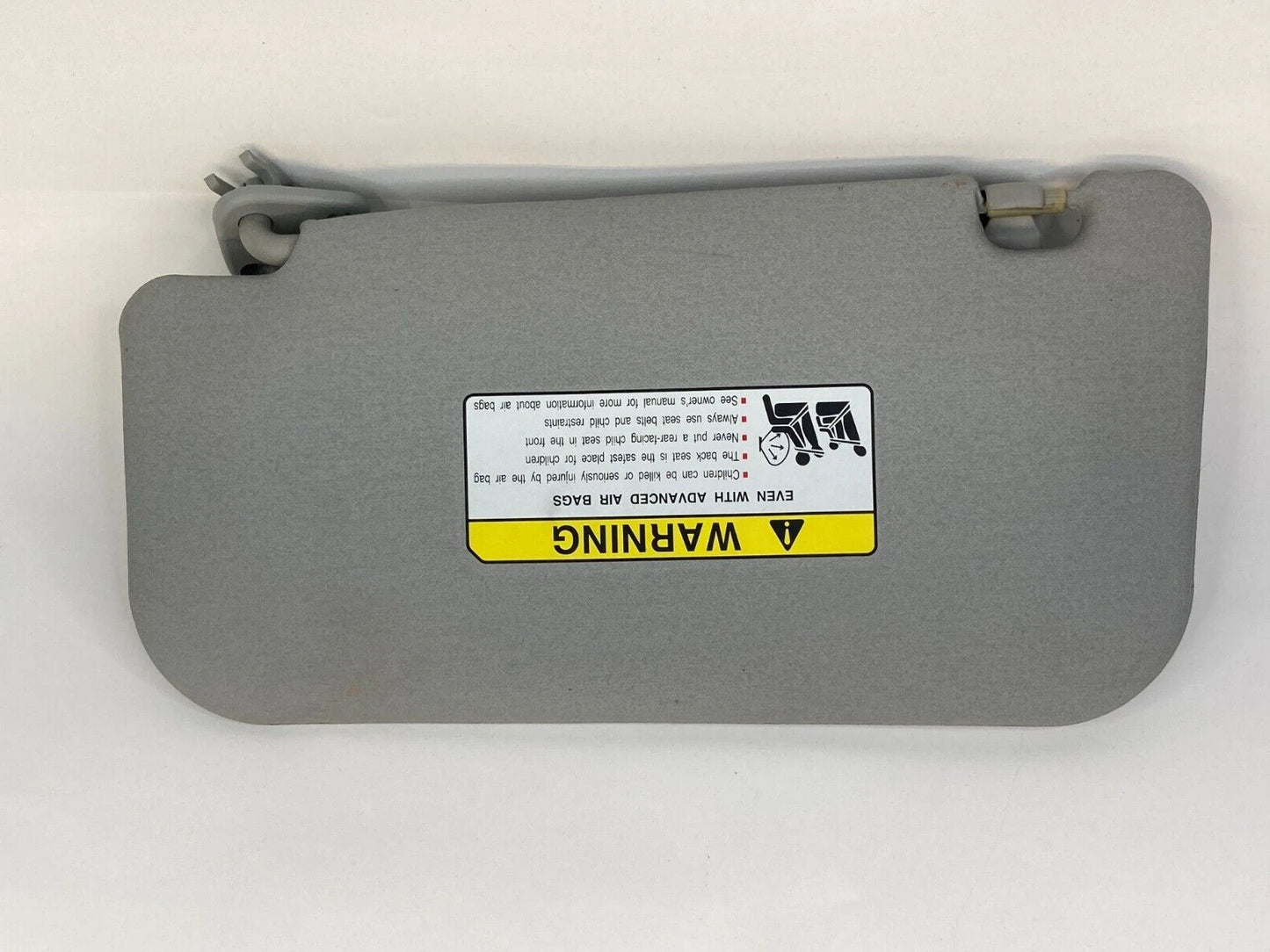 2008-2017 MITSUBISHI LANCER FRONT RIGHT PASSENGER SUNVISOR SUN VISOR SHADE GREY
