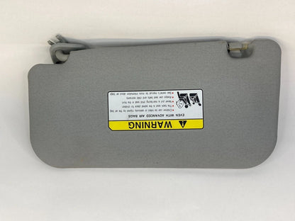 2008-2017 MITSUBISHI LANCER FRONT RIGHT PASSENGER SUNVISOR SUN VISOR SHADE GREY
