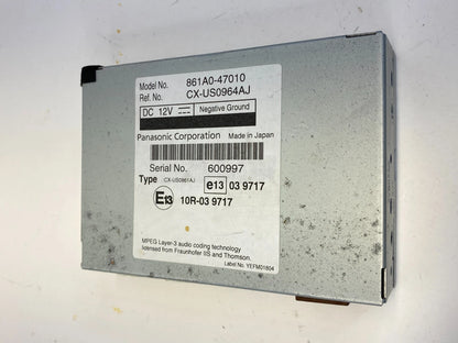 2010-2011 TOYOTA PRIUS MULTIMEDIA INTERFACE CONTROL MODULE OEM 861A0-47010