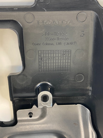 2014 2015 Honda Civic Upper & Lower Steering Column Cover Trim Shroud 77360-TR0