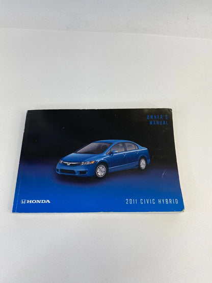 2011 HONDA CIVIC HIBRID OWNER'S MANUAL REFERENCE GUIDE INFORMATION W/ CASE OEM